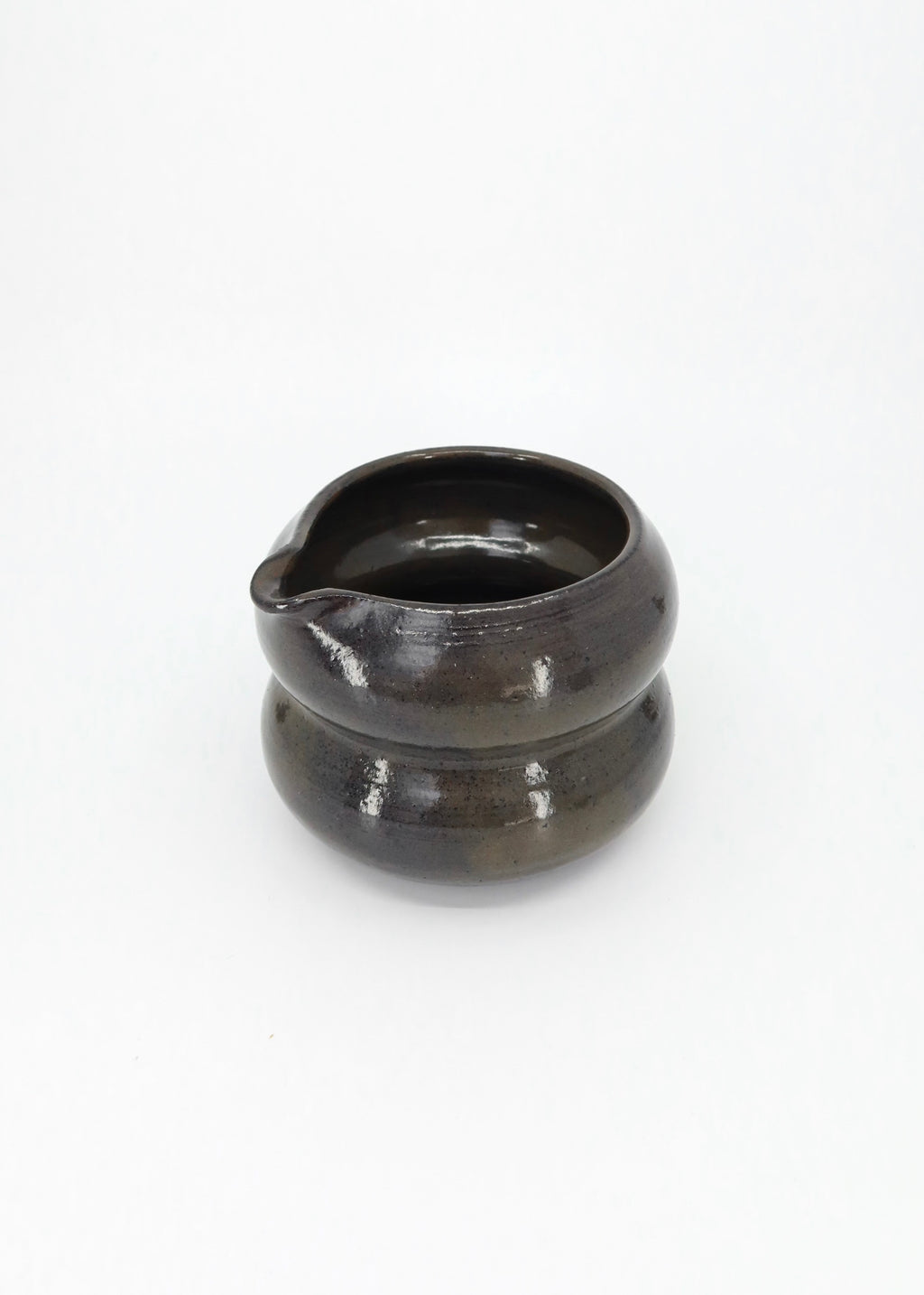 The Ceramic Bubbly Matcha Bowl - Smoke