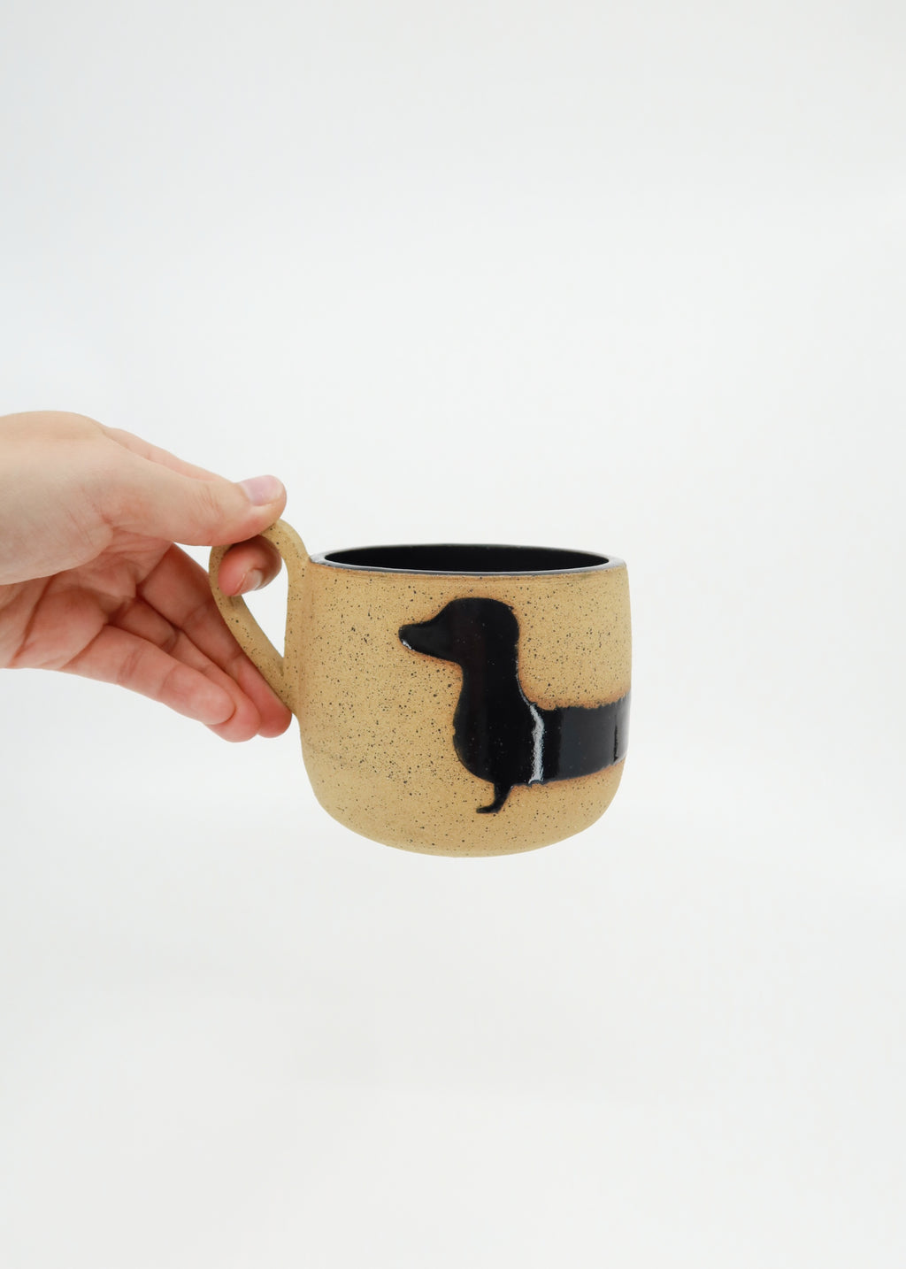 The Ceramic Kaia Mug - Onyx Doxie