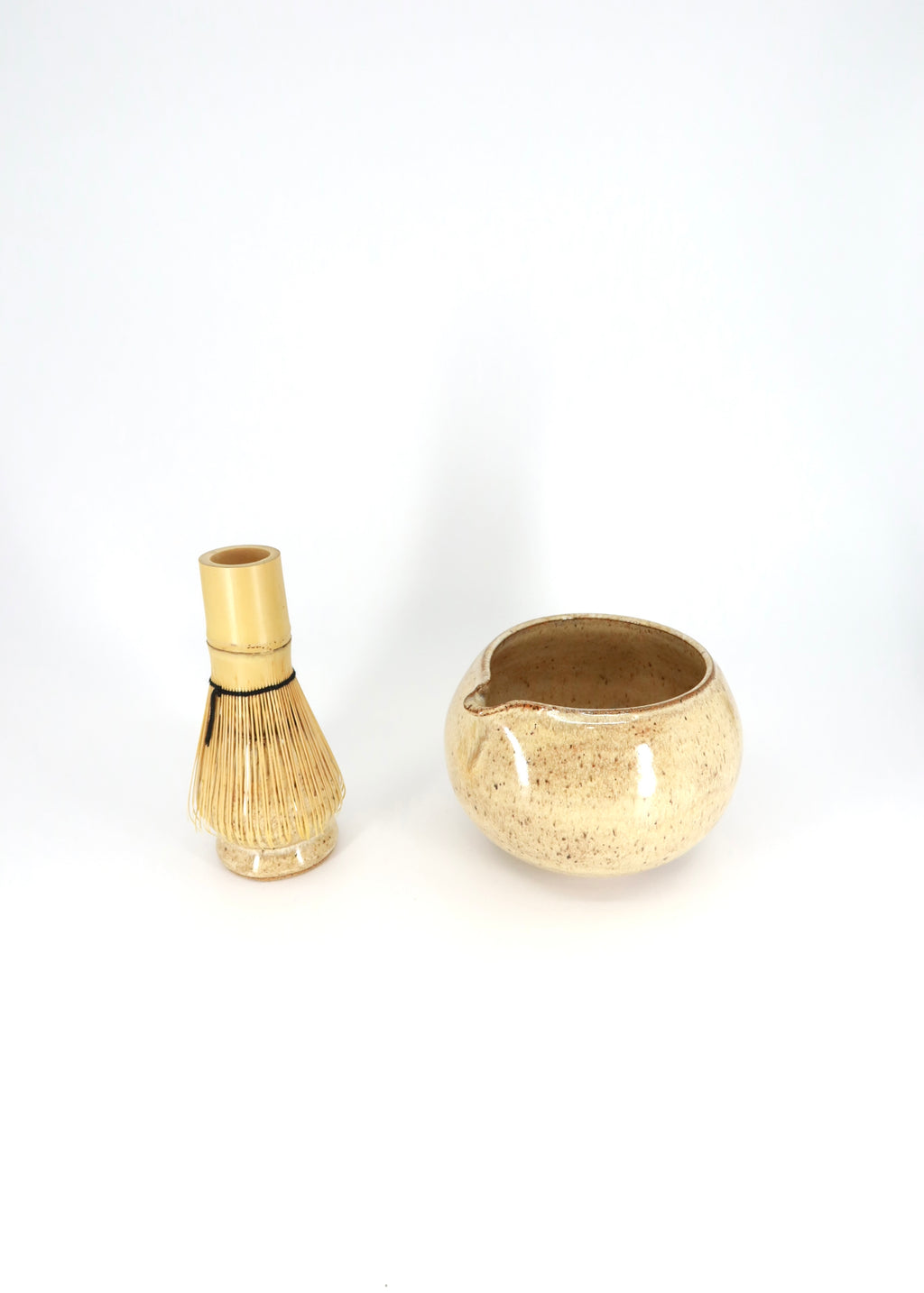 The Ceramic Matcha Bowl - Caramel
