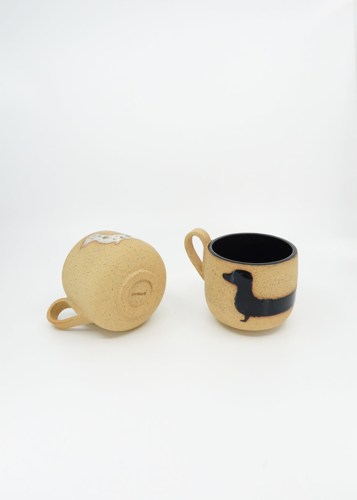 The Ceramic Kaia Mug - Onyx Doxie