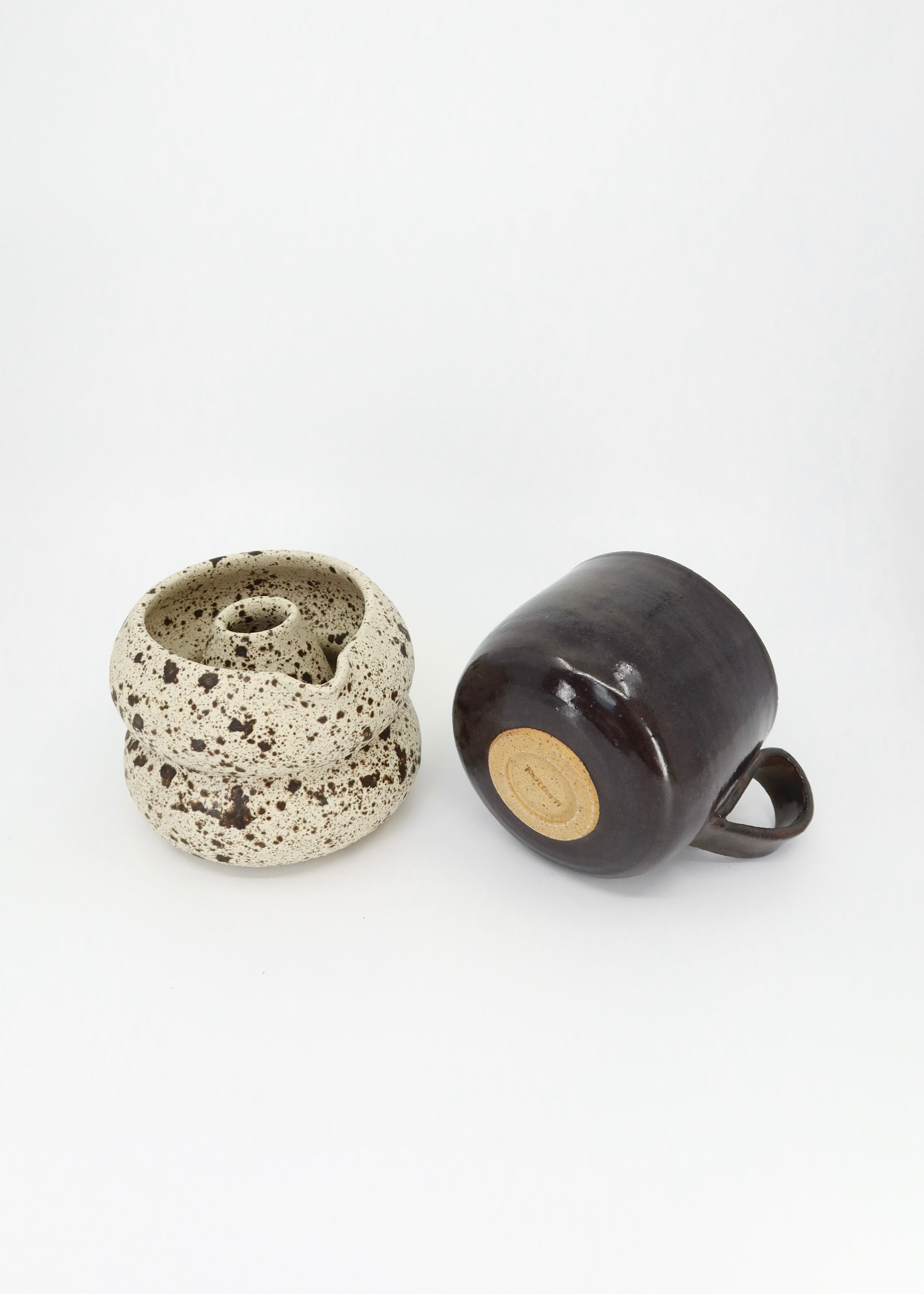 The Ceramic Bubbly Matcha Bowl - Speckle