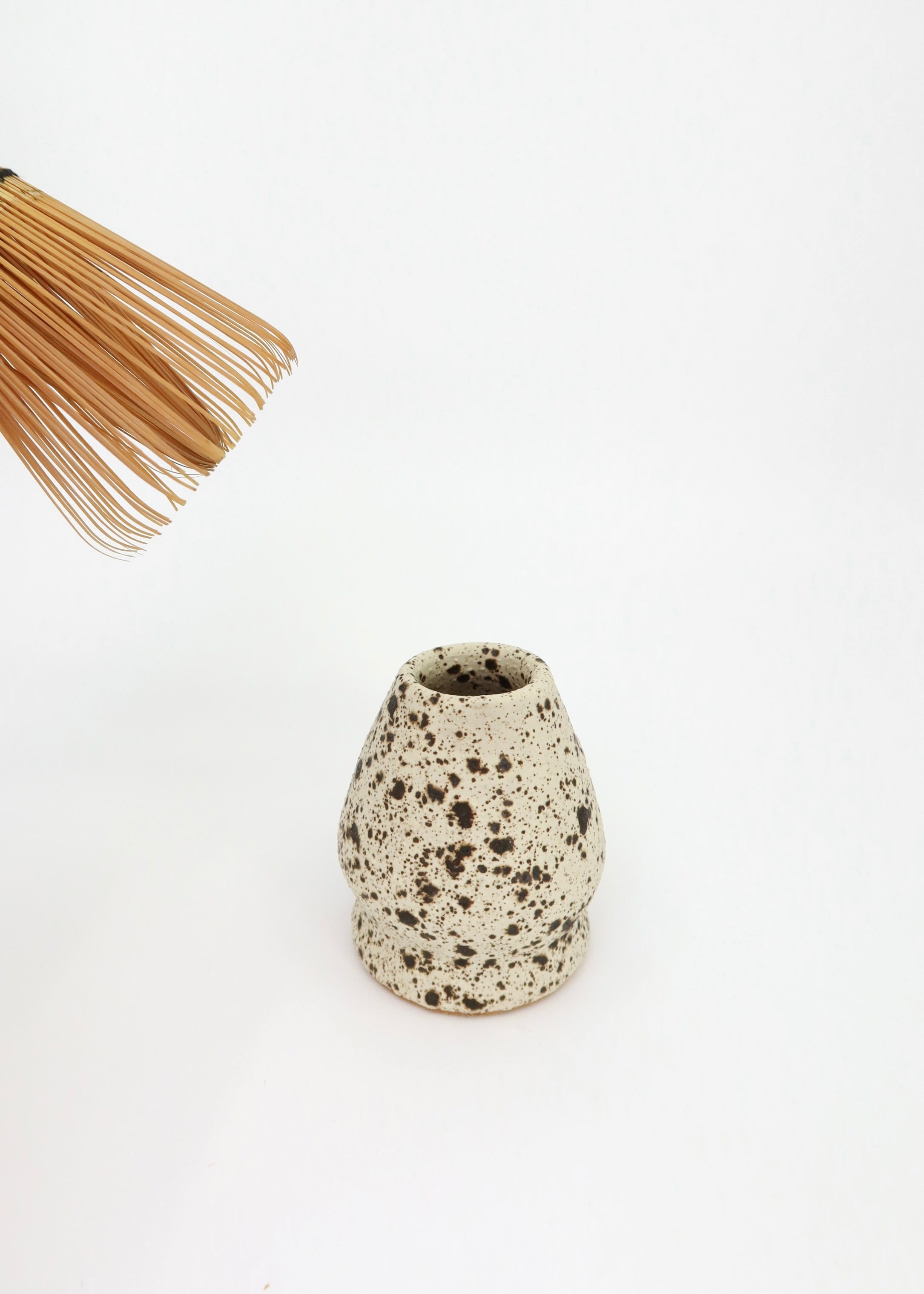 The Ceramic Matcha Whisk Holder - Speckle