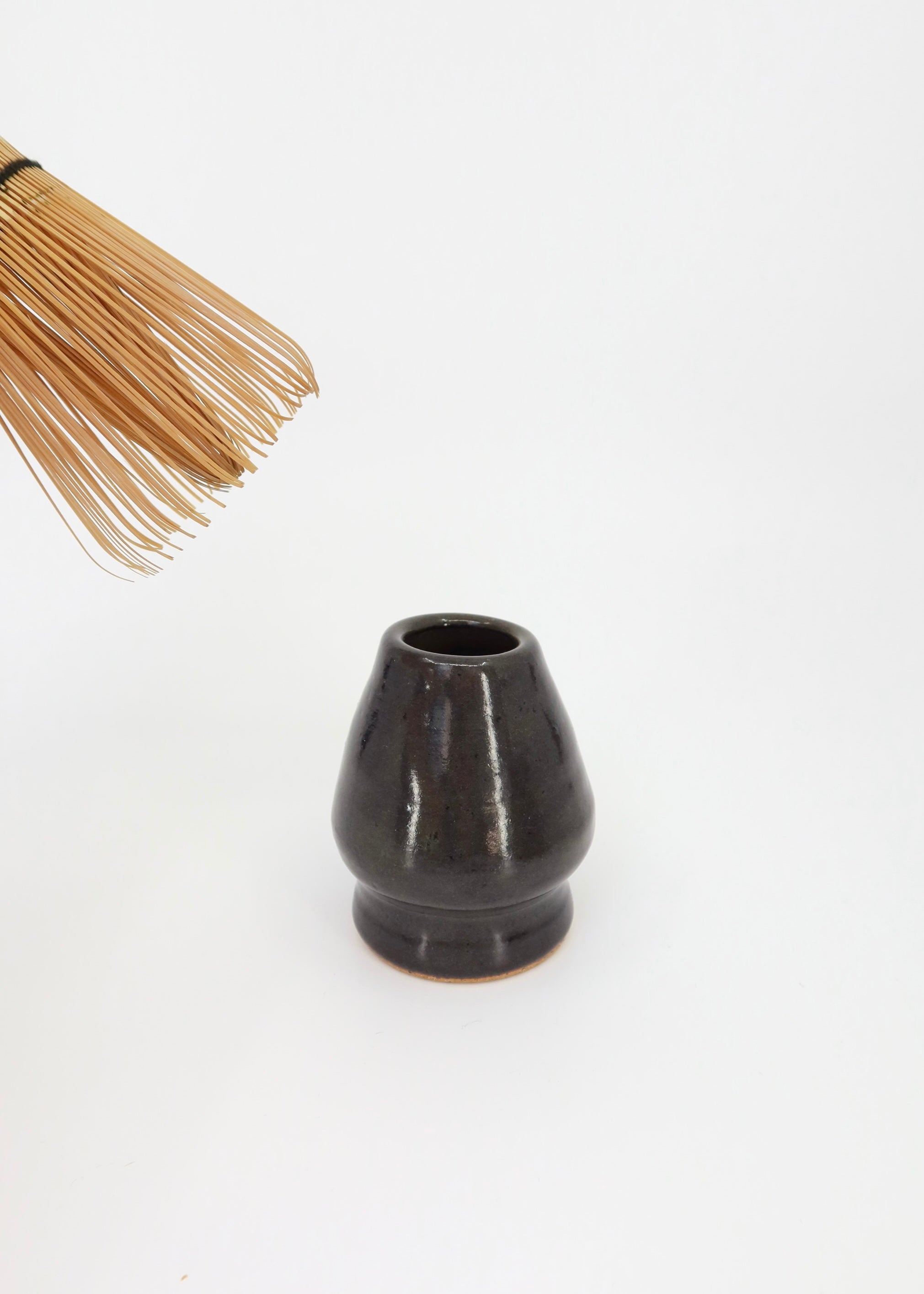 The Ceramic Matcha Whisk Holder - Smoke