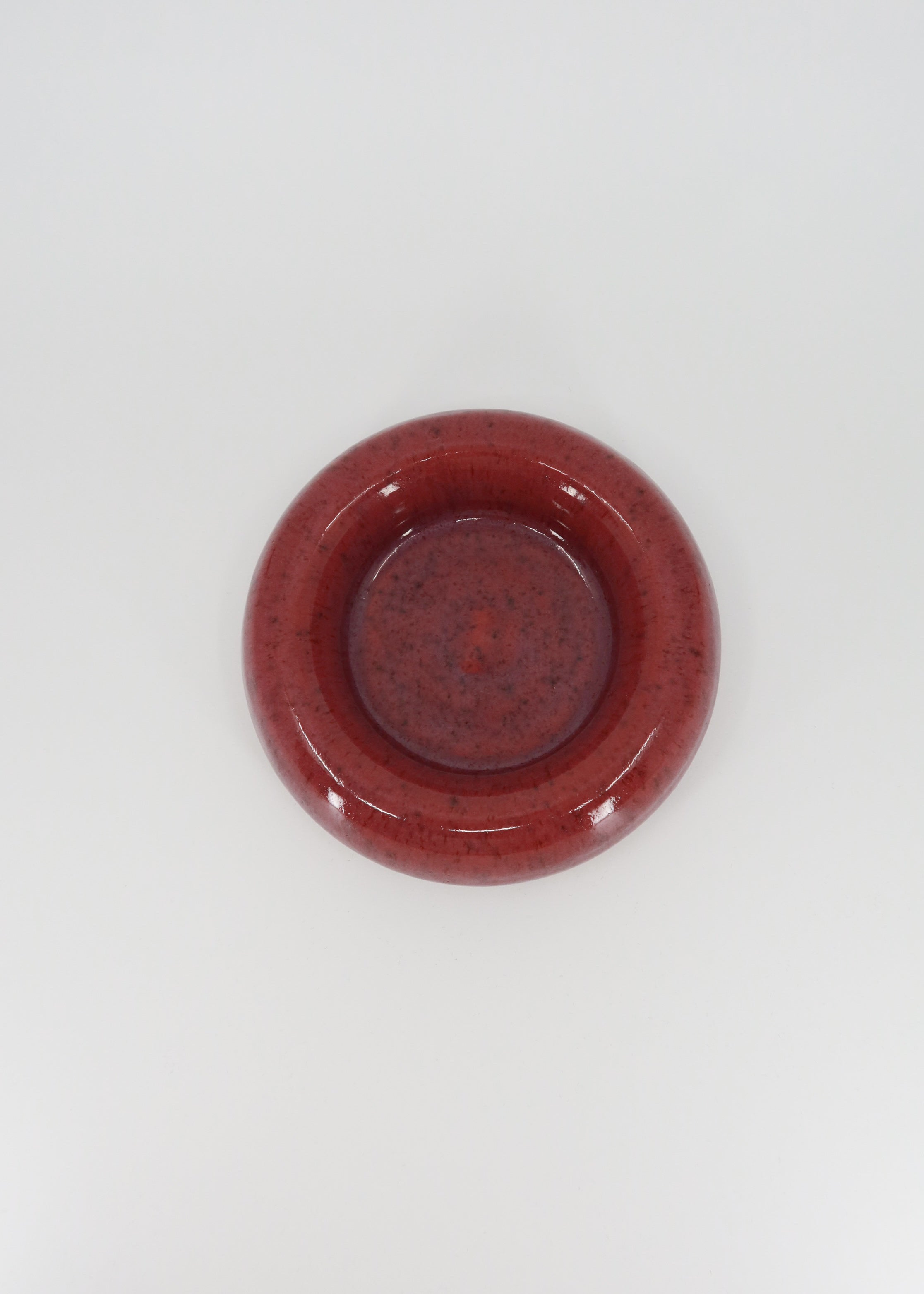 The Ceramic Bubble Plate - Raspberry
