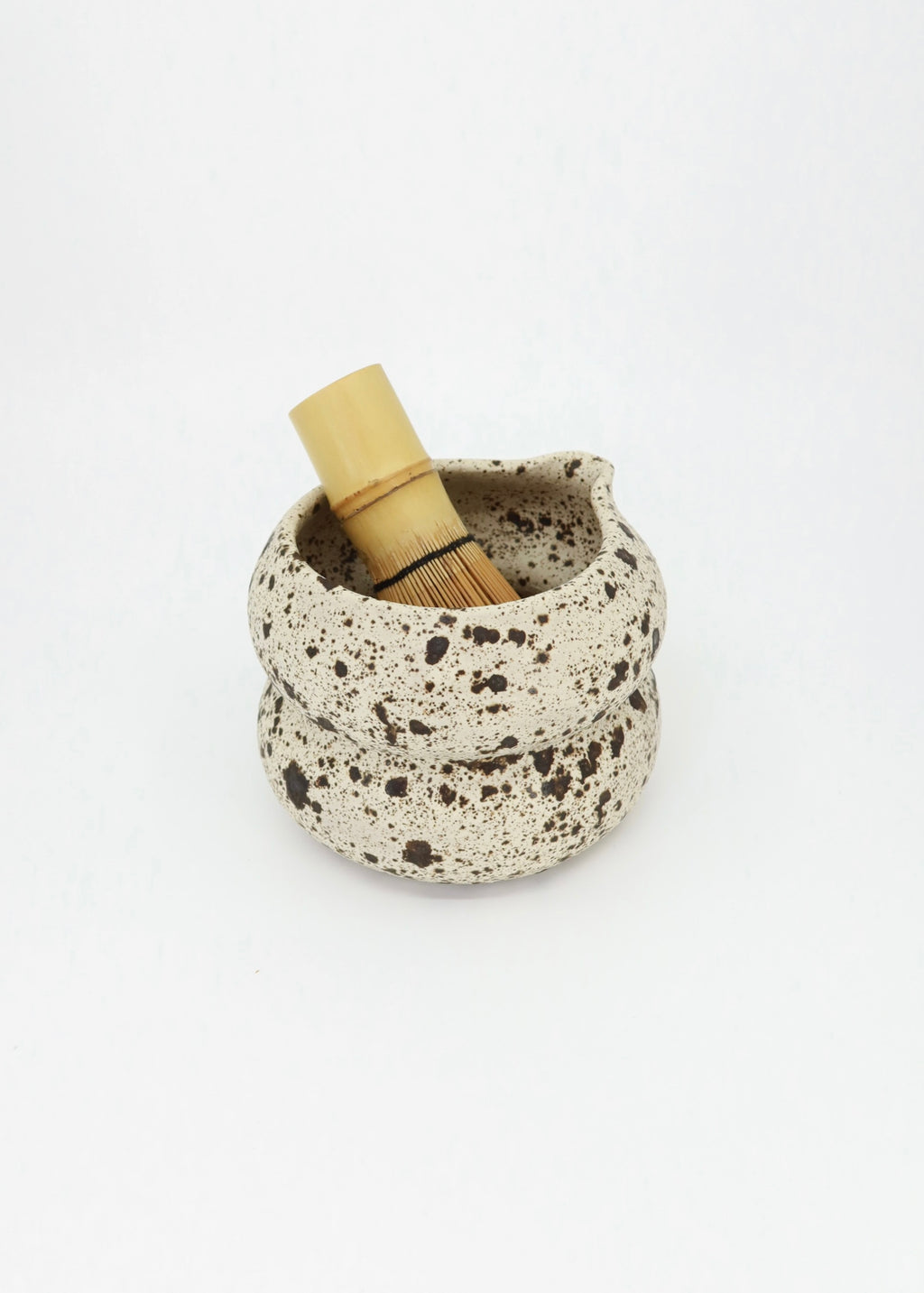 The Ceramic Bubbly Matcha Bowl - Speckle
