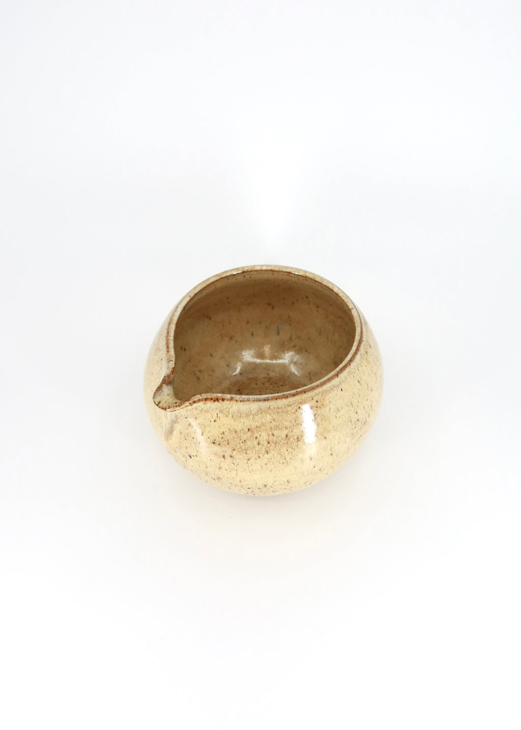 The Ceramic Matcha Bowl - Caramel
