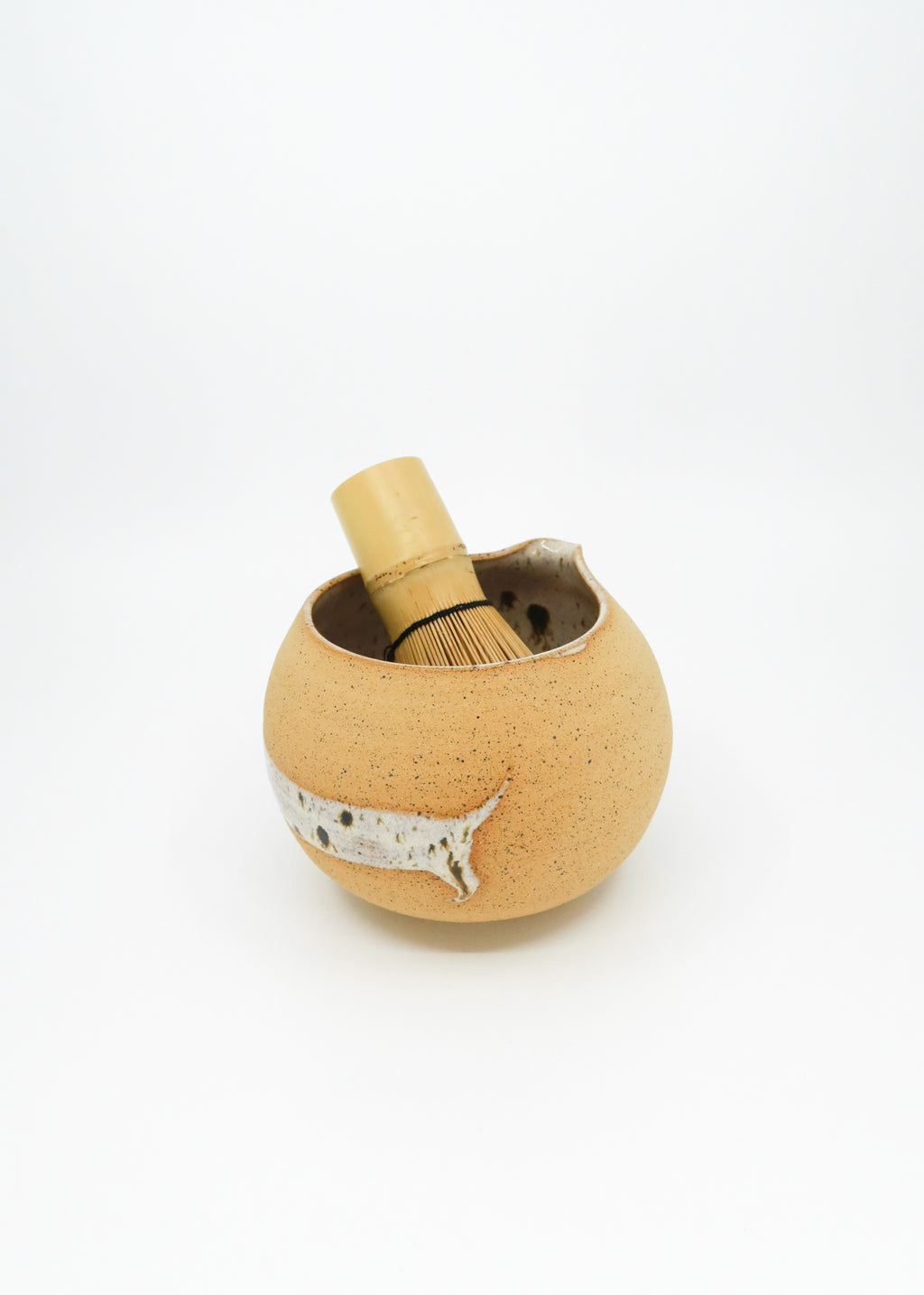 The Ceramic Doxie Matcha Bowl - Birch