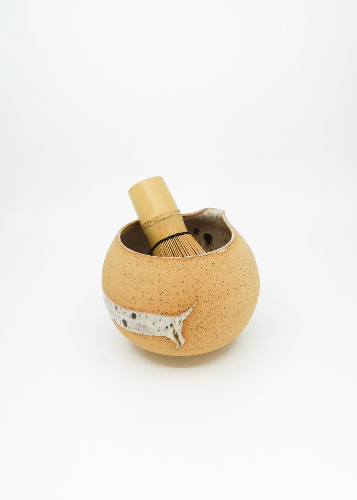 The Ceramic Doxie Matcha Bowl - Birch