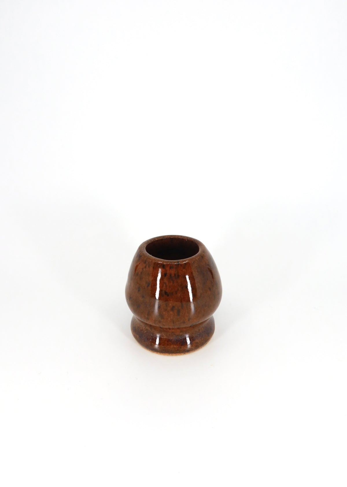 The Ceramic Matcha Whisk Holder - Espresso