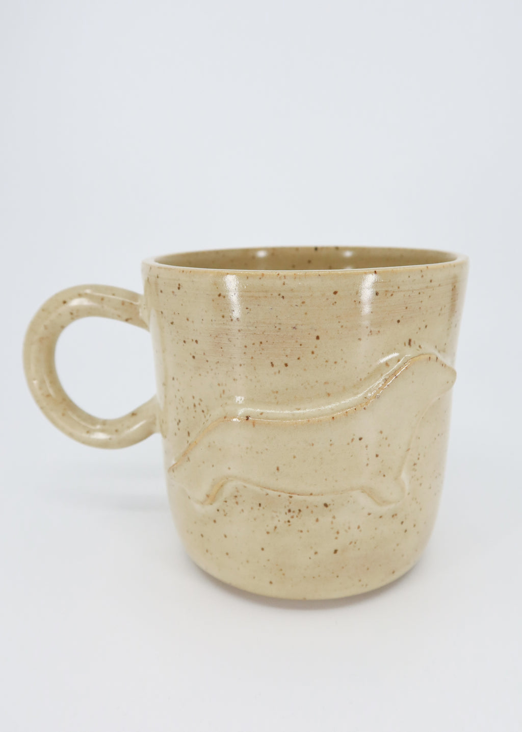 The Ceramic Doxie Mug - Caramel