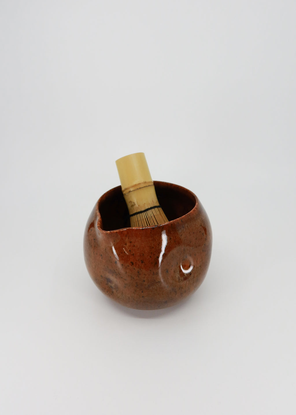 The Ceramic Pinch Matcha Bowl - Tortoise