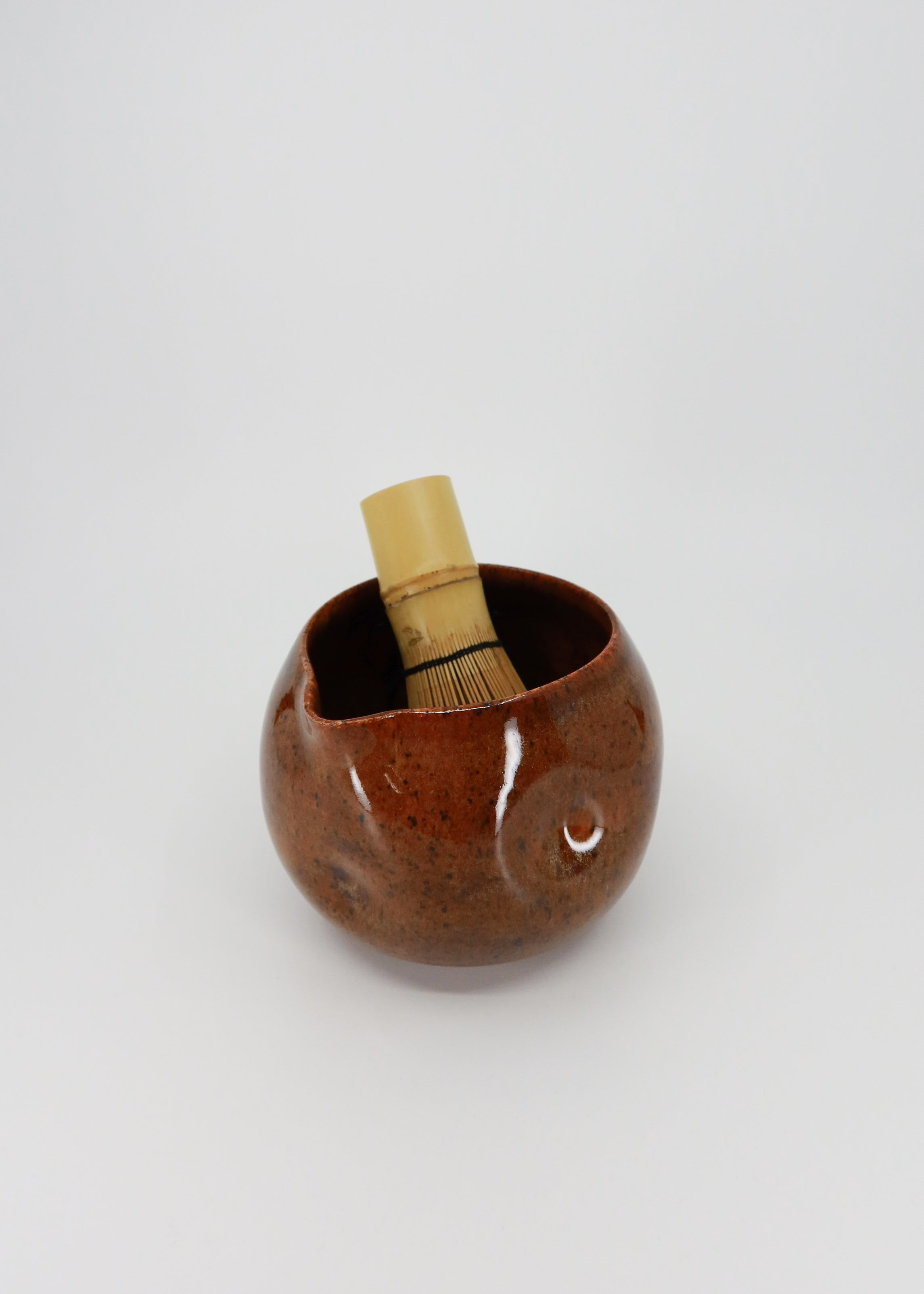 The Ceramic Pinch Matcha Bowl - Tortoise