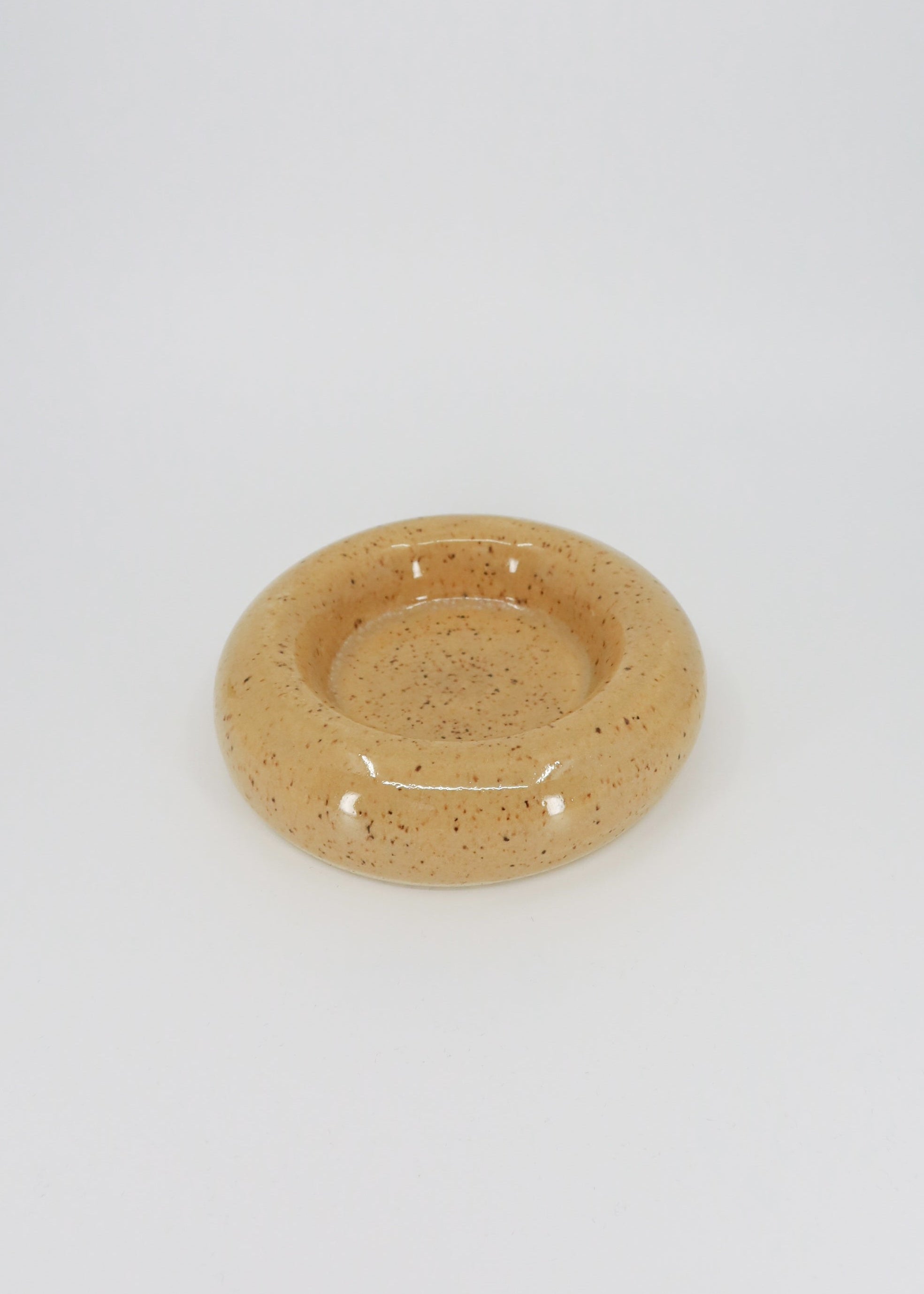 The Ceramic Bubble Plate - Caramel